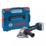 Akunurklihvija Bosch GWS 18V-11 S Professional; 125 mm; 18 V (ilma aku ja laadijata) + L-BOXX 136