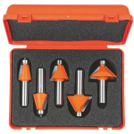 Freeside komplekt CMT chamfer; 1/2'' (12,7 mm); 5 osa.