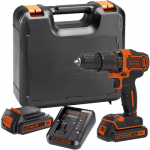 L&ouml;&ouml;ktrell-kruvikeeraja Black & Decker BDCHD18K1B2-QW; 18V; 2x2,0 Ah aku