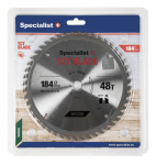 Saeketas puidule Specialist+ Wood; 184x16 mm; Z48