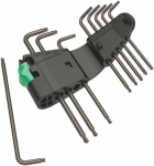L-t&uuml;&uuml;pi kuuskant v&otilde;tmete komplekt Wera 967/9; TX8-TX40 mm; 9 tk
