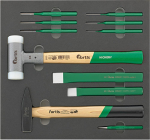 T&ouml;&ouml;riistakomplekt Fortis 4063726002280; 375x390x30 mm; 11 tk