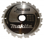 Saeketas puidule Makita Specialized; 185x2x30 mm; Z20; 25&deg;