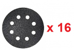 Lihvpaber ekstsentriklihvmasinatele Fein; 115 mm; P180; 15 tk