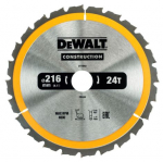 Saeketas puidule DeWalt DT1952; 216x30 mm; 24T