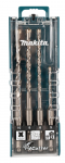 Puurvasarite puuride komplekt Makita E-14249; SDS-Plus; 4 tk