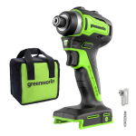 Akul&ouml;&ouml;kkruvikeeraja Greenworks ID3220A2; 24 V; 220 Nm (ilma aku ja laadijata)