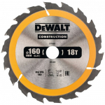 Saeketas puidule DeWalt DT1931-QZ; 160x20 mm; 18T