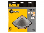 Saeketas puidule DeWalt; 216x30,0 mm; Z60; -5&deg;