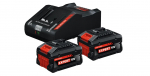 Tarvikute komplekt Bosch 1600A0373T; 18 V; 2x8,0 Ah aku