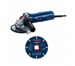 Nurklihvija Bosch GWS 9-125 S; 125 mm; 900 W