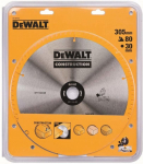 Saeketas puidule DeWalt DT1184-QZ; 305x30 mm; 80T; 5&deg;