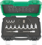 Padrunv&otilde;tmete komplekt Hex otsikutega Fortis 4317784707015; 1/4''+1/2''; 19 tk