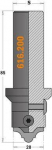 Oksapuur CMT 616.120; S=12 mm