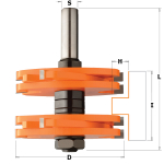 Keermefrees CMT; S=12 mm; D=75 mm