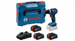 L&ouml;&ouml;ktrell-kruvikeeraja Bosch GSB18V-52; 18 V; 3x5,0 Ah aku + L-Boxx 136