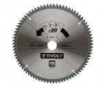 Saeketas puidule Tivoly XT50514004476; 254 mm; Z80; 3&deg;