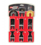Tarvikute komplekt AWTools AW54092; 21 tk