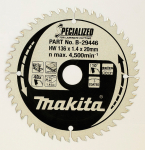 Saeketas laminaadile Makita; 136x1,4x20,0 mm; Z48; 10&deg;