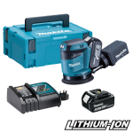 Ekstsentriklihvmasin Makita DBO180RTJ; 18 V; 2x5,0 Ah juhtmevaba