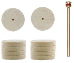 Lambavillast poleerimisketas Proxxon; 22 mm; 10 tk