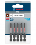 L&ouml;&ouml;kkruvikeerajate otsakute komplekt Bosch 2608522553; R2; 55 mm; 5 tk