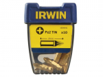 Kruviotsikute komplekt Irwin 10504342; PZ2; 25 mm; 10 tk