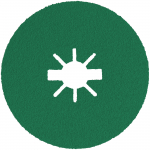 Lihvimispaber nurklihvijale Klingspor; FS 966 ACT; 115x22 mm; S/50 X-LOCK; K40; 25 tk