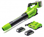 Akulehepuhur Greenworks GD24X2ABK2X; 48 V; 2x2,0 Ah aku