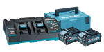 Tarvikute komplekt Makita 191U00-8 (BL4040+DC40RB+MAKPAC); 40 V; 2x4,0 Ah aku
