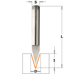 Tapifrees, V-kujuline CMT 758.002.11; 6/9 mm