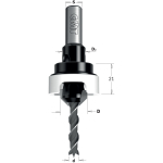 S&uuml;vistajaga eelpuur CMT; 45&deg;; S=10 mm; d=6 mm; D=16 mm