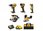 T&ouml;&ouml;riistakomplekt DeWalt DCK502P3-QW; 18 V; 90 Nm; 208 Nm; 165 mm; 3x5,0 Ah aku