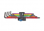 L-t&uuml;&uuml;pi kuuskant v&otilde;tmete komplekt Wera 967/9 TX XL Multicolour HF 1; TX8-TX40; 9 tk