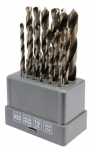 Metallipuuride komplekt Vorel 21999; 1-10 mm; 19 tk