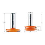Freesimine CMT 855.701.11; 38,1/6,35 mm; 2 tk