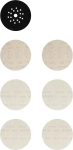 Liivapaber Bosch M480; 225 mm; P80/120/180; 7 tk