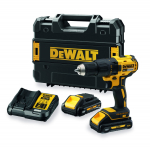 Trell-kruvikeeraja DeWalt DCD777L2T; 18 V; 2x3,0 Ah aku
