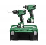 T&ouml;&ouml;riistakomplekt Hikoki KC12DAWAZ (DS12DAW4Z + WH12DAW4Z); 12 V; 2x2,5 Ah aku