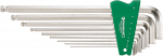 L-t&uuml;&uuml;pi kuuskant v&otilde;tmete komplekt Stahlwille 96432603; 1,5-10 mm; 9 tk