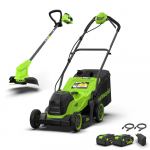 T&ouml;&ouml;riistakomplekt Greenworks MTCK24B421-01; 48 V; 2x4,0 Ah aku