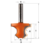 Profiilfrees CMT; S=8 mm; D=36 mm; R=8 mm