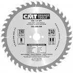 Saeketas puidule CMT 292; 190x2,6x20; Z40; 15&deg;