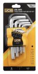 L-t&uuml;&uuml;pi kuuskant v&otilde;tmete komplekt JCB 5093; 1,5-10 mm; 9 tk