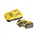 Tarvikute komplekt DeWALT DCB118; 18 V; 2x9,0 Ah + Laadija DCB547
