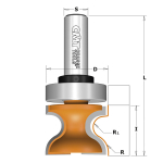 T&otilde;mbeliistu otsafrees CMT 855.804.11B; 31,75/25,4 mm; laagripesaga
