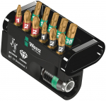 Kruviotsikute komplekt Wera BIT-CHECK 12 Diamond 1; HEX/PH/PZ/TX; 12 tk