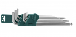 L-t&uuml;&uuml;pi kuuskant v&otilde;tmete komplekt Jonnesway H06SM109S; 1,5-10 mm; 9 tk