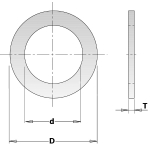 &Uuml;leminekur&otilde;ngas CMT 299.236.00; 1,4x18,0x20 mm