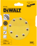 Lihvpaber puidule DeWalt DT3108-QZ; K320; 125 mm; P320; 10 tk